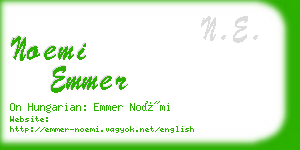 noemi emmer business card